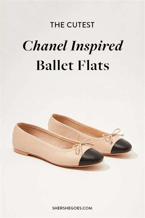 chanel shoes street style|Chanel look alike flats.